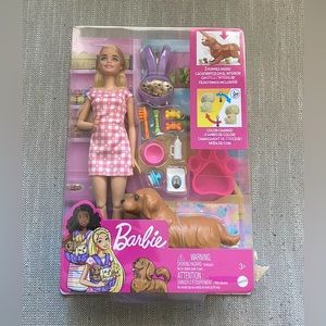 Barbie Doll with Pet and Accessories